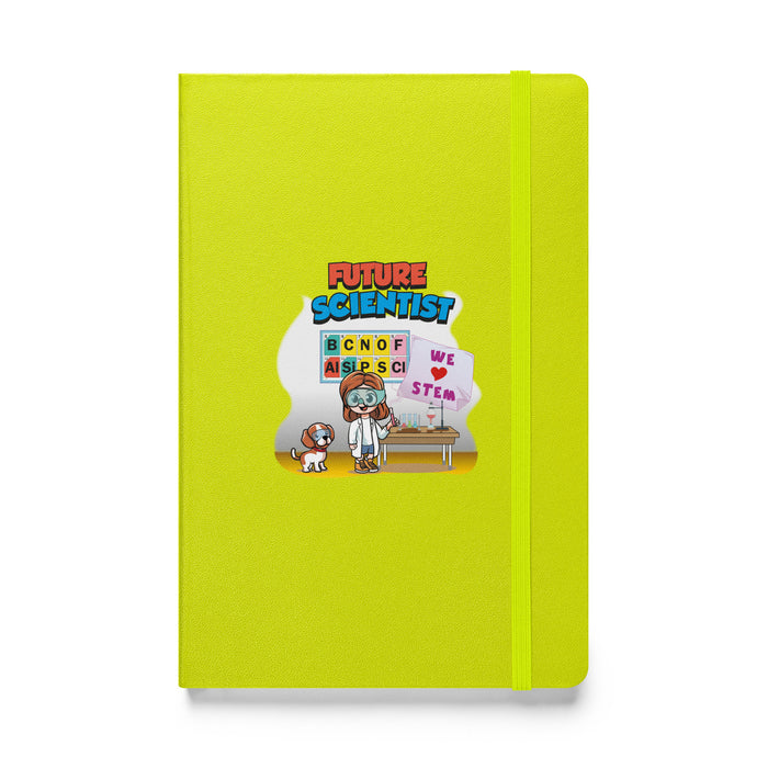 Hardcover bound notebook - Future Scientist