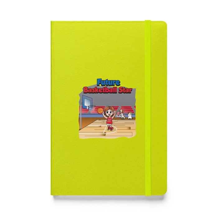 Hardcover bound notebook - Future Basketball Star