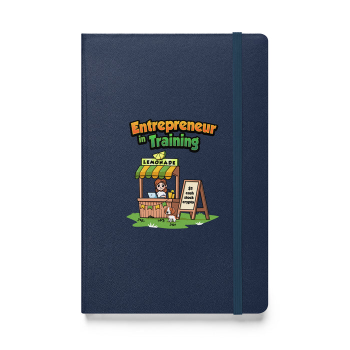 Hardcover bound notebook - Entrepreneur in Training