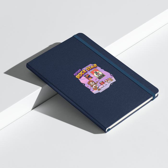 Hardcover bound notebook - Future Rock Star