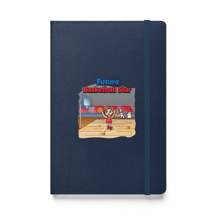 Hardcover bound notebook - Future Basketball Star