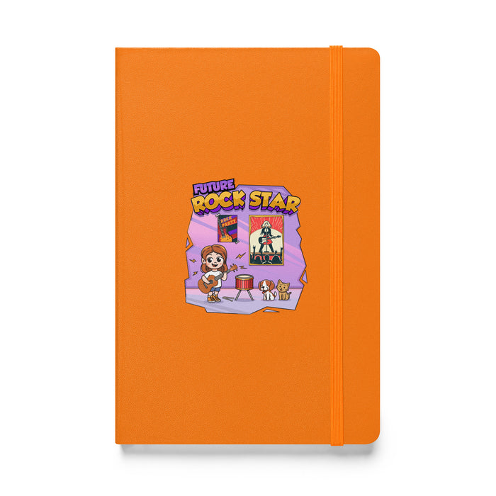 Hardcover bound notebook - Future Rock Star