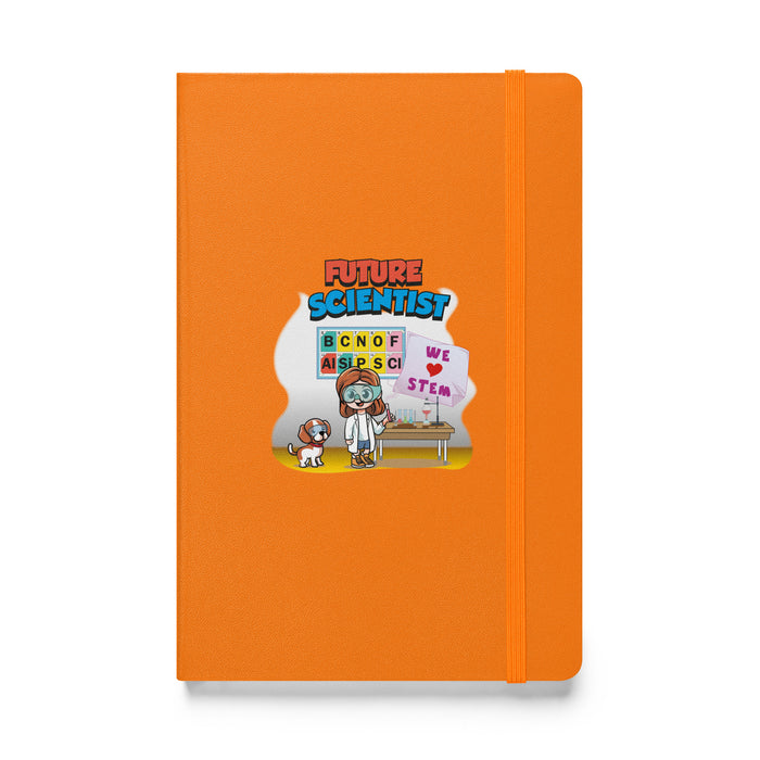 Hardcover bound notebook - Future Scientist