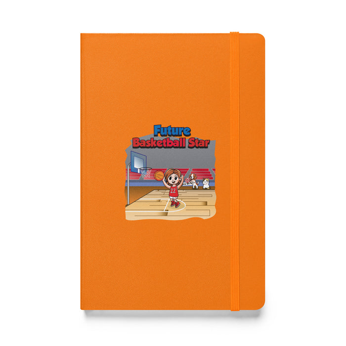 Hardcover bound notebook - Future Basketball Star