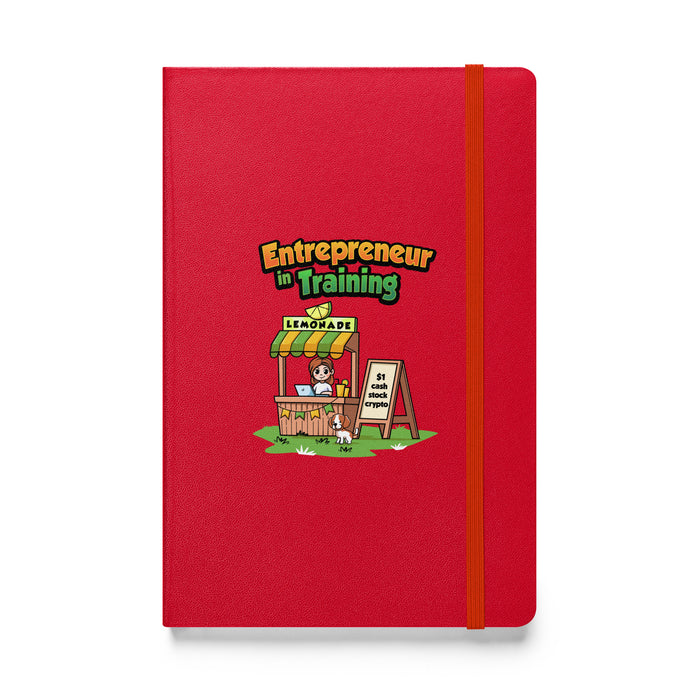 Hardcover bound notebook - Entrepreneur in Training