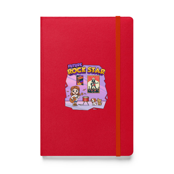 Hardcover bound notebook - Future Rock Star