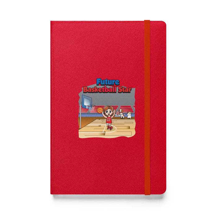 Hardcover bound notebook - Future Basketball Star