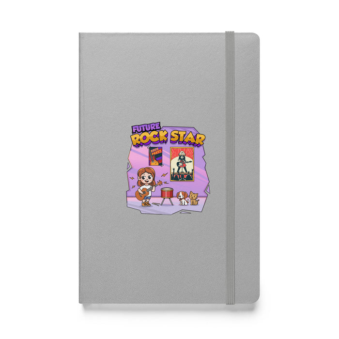 Hardcover bound notebook - Future Rock Star