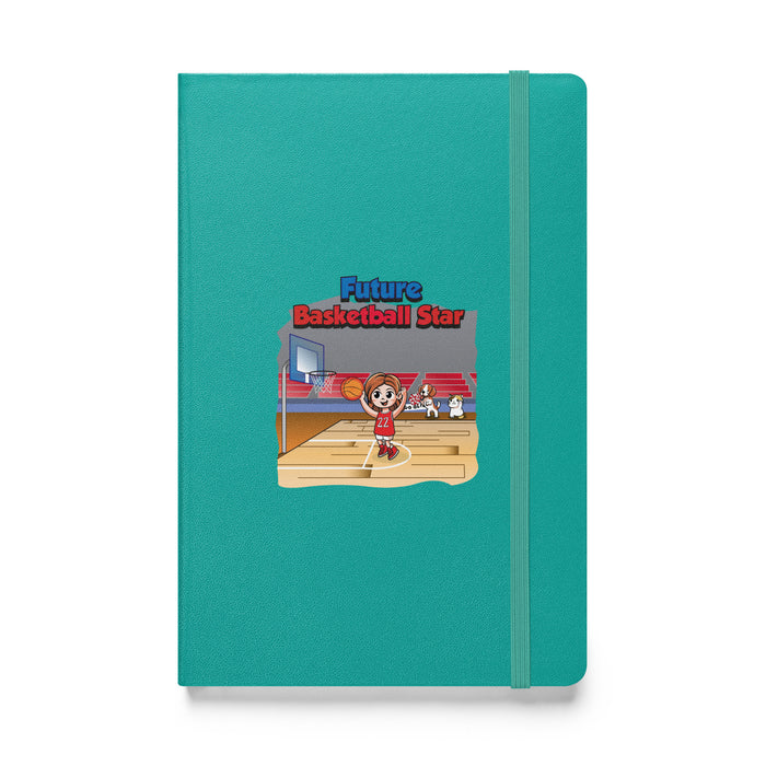 Hardcover bound notebook - Future Basketball Star