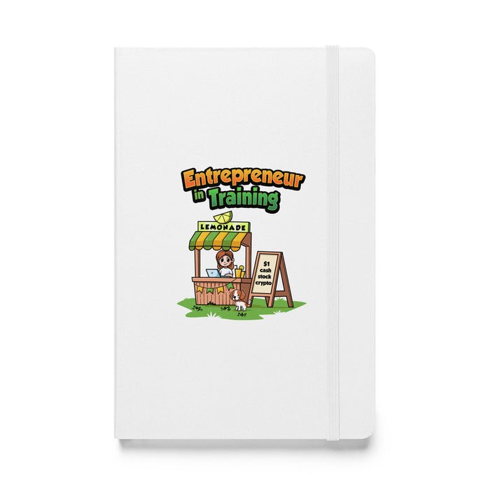 Hardcover bound notebook - Entrepreneur in Training