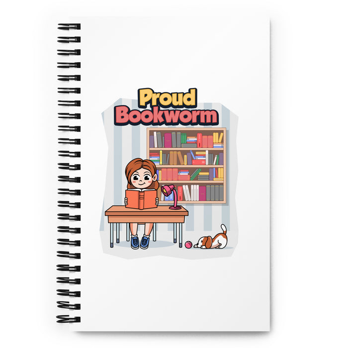 Spiral notebook - Proud Bookworm