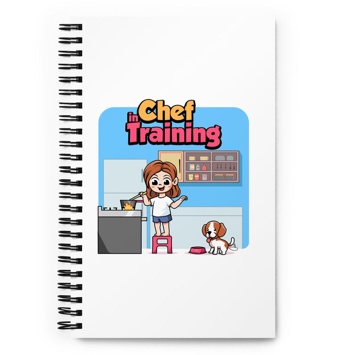 Spiral notebook - Chef in Training ~Confidence