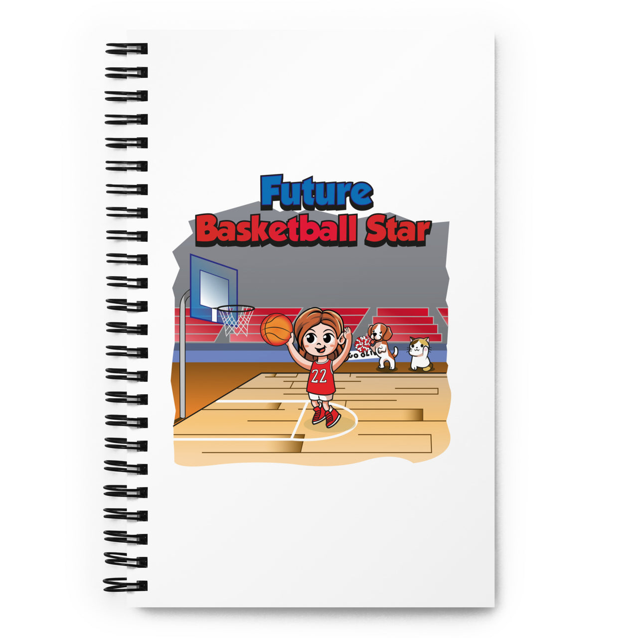 Spiral notebook - Future Basketball Star