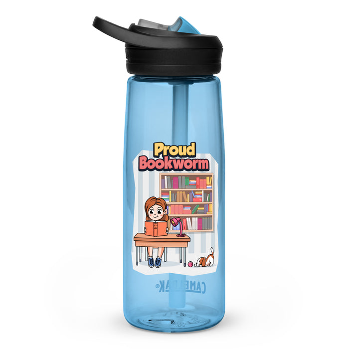 Sports water bottle - Proud Bookworm