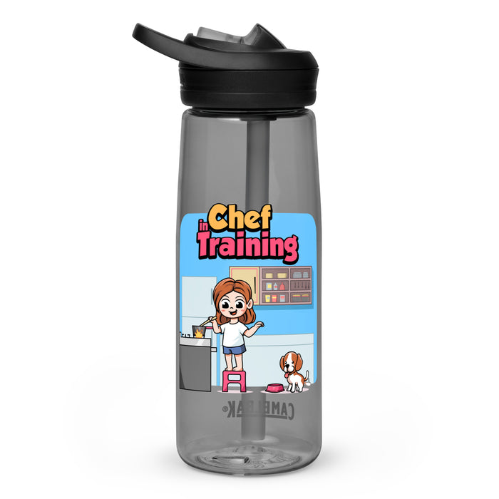 Sports water bottle - Chef in Training