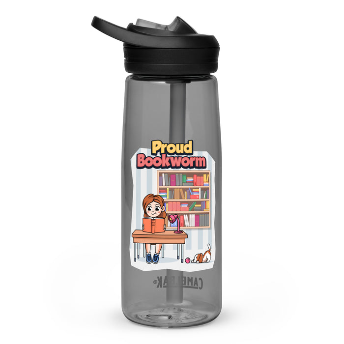 Sports water bottle - Proud Bookworm