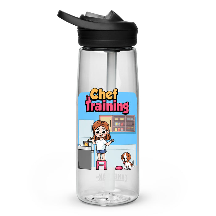 Sports water bottle - Chef in Training