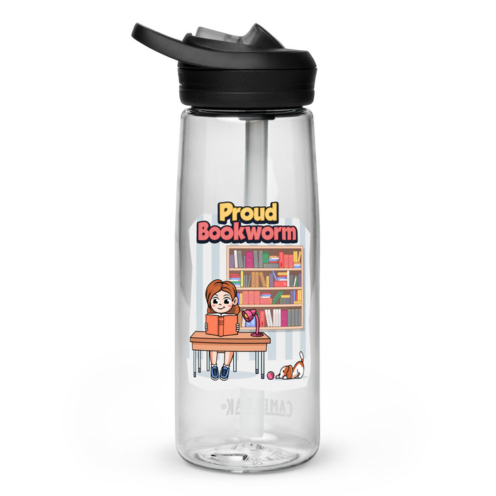 Sports water bottle - Proud Bookworm