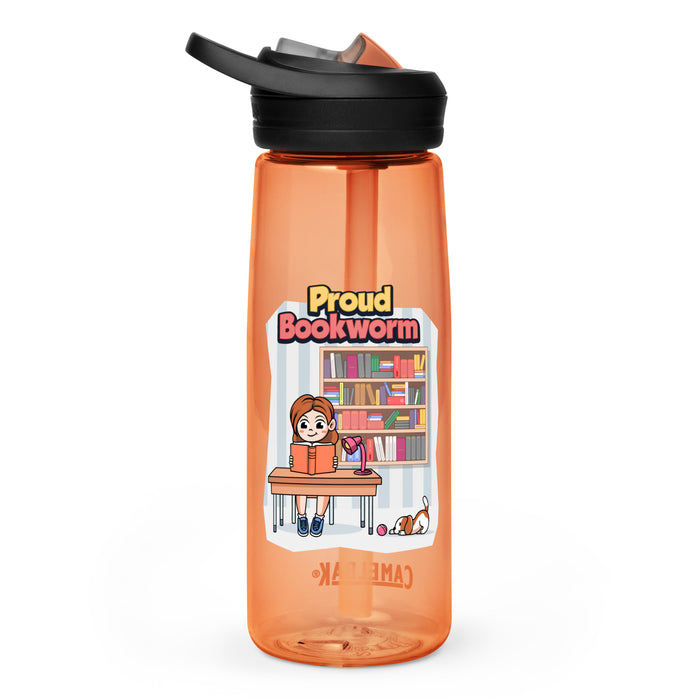 Sports water bottle - Proud Bookworm