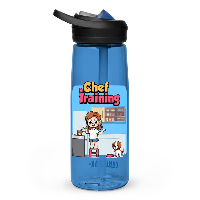 Sports water bottle - Chef in Training