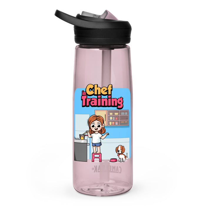 Sports water bottle - Chef in Training