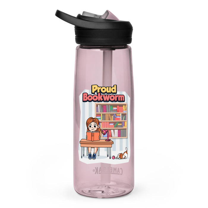 Sports water bottle - Proud Bookworm