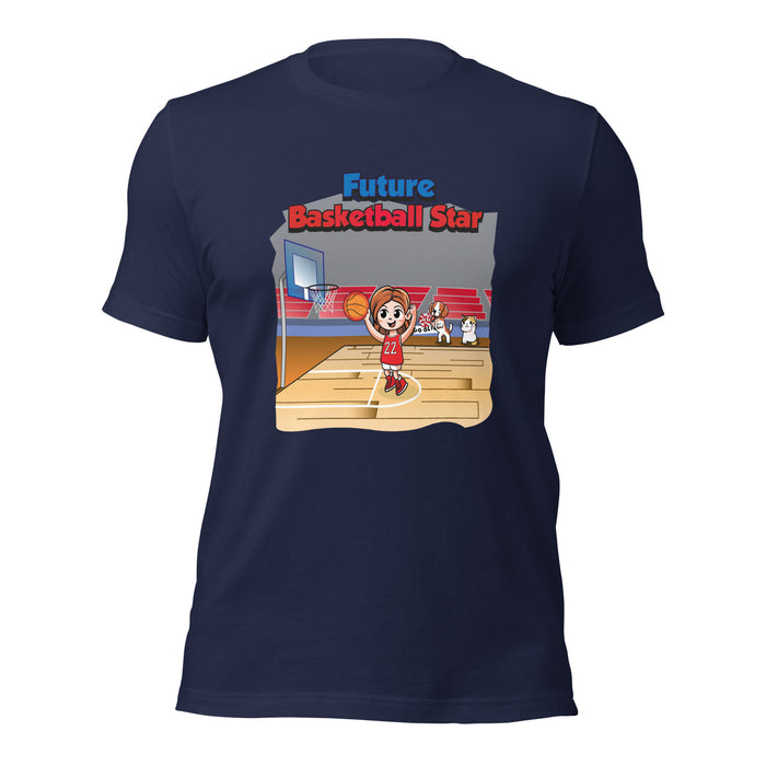 Confidence T-Shirt - Future Basketball Star - Adult Size