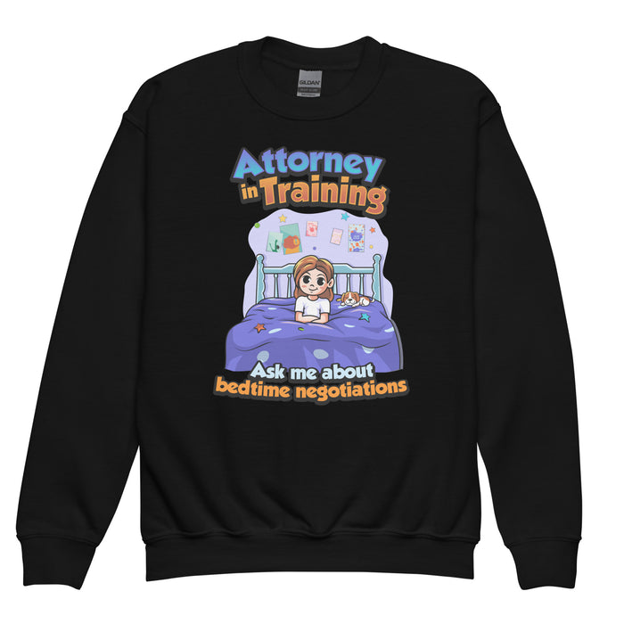 Confidence Crewneck Sweatshirt - Attorney in training - Youth