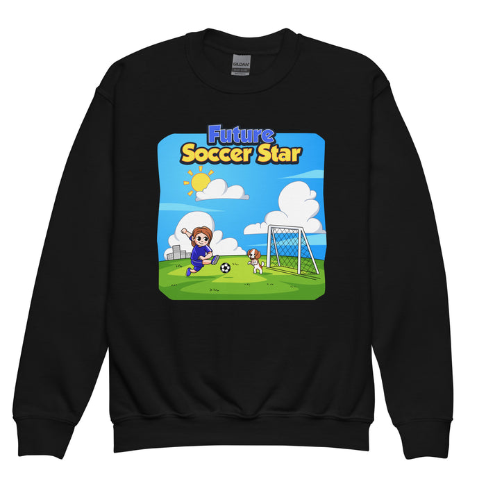 Confidence Crewneck Sweatshirt – Future Soccer Star - Youth