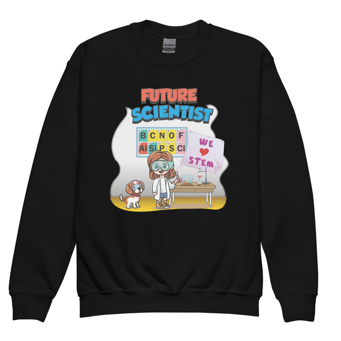 Crewneck Sweatshirt - Future Scientist - Youth