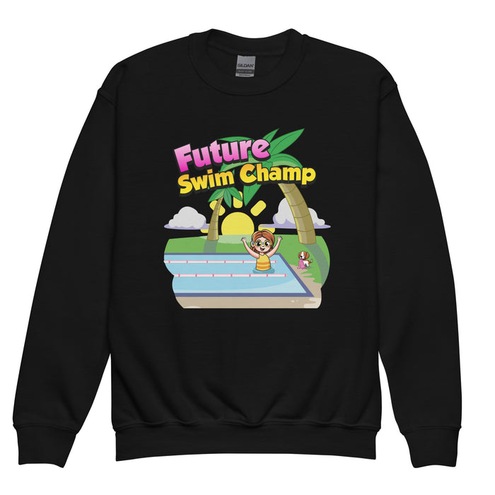 Crewneck Sweatshirt - Future Swim Champ - Youth