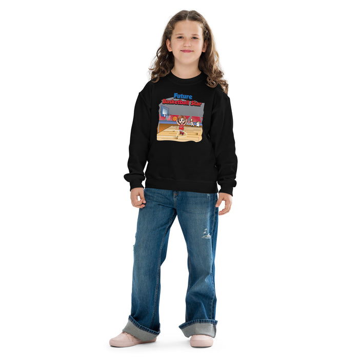 Crewneck Sweatshirt - Future Basketball Star - Youth