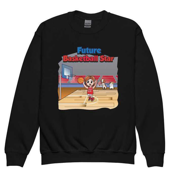 Crewneck Sweatshirt - Future Basketball Star - Youth