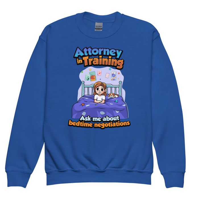 Confidence Crewneck Sweatshirt - Attorney in training - Youth