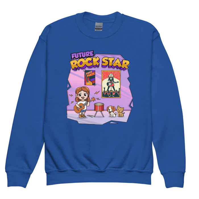 Confidence Crewneck Sweatshirt - Future Rock Star - Youth