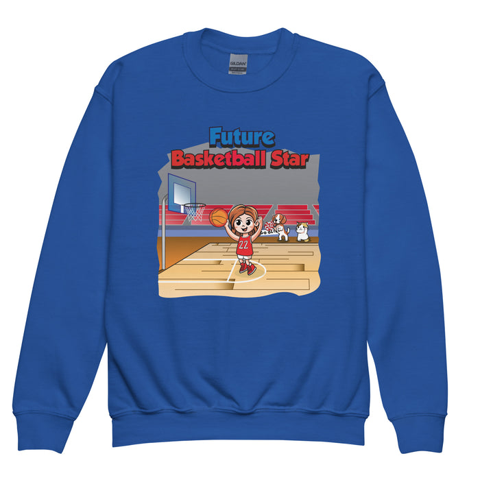 Crewneck Sweatshirt - Future Basketball Star - Youth