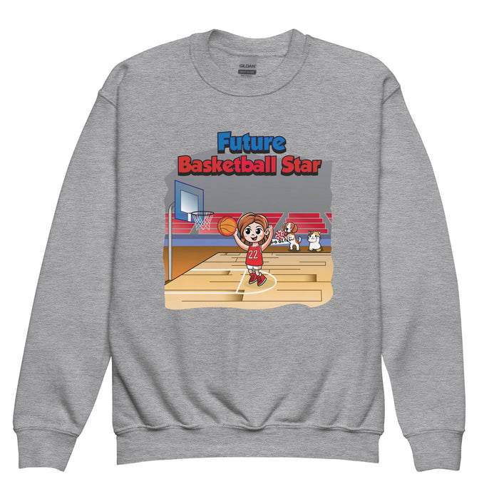 Crewneck Sweatshirt - Future Basketball Star - Youth