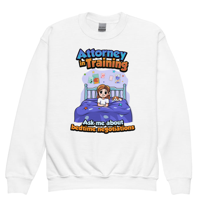 Confidence Crewneck Sweatshirt - Attorney in training - Youth