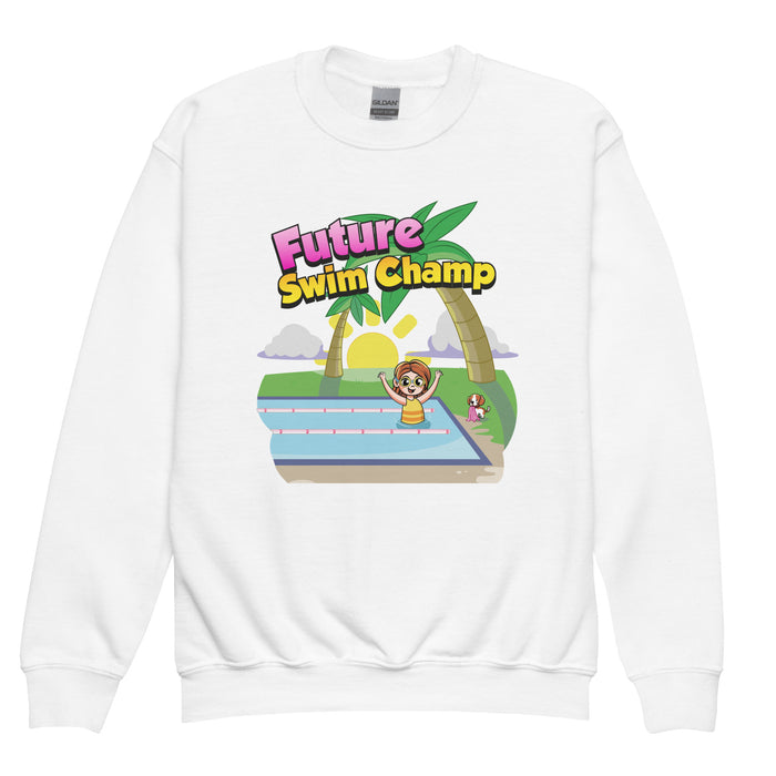 Crewneck Sweatshirt - Future Swim Champ - Youth