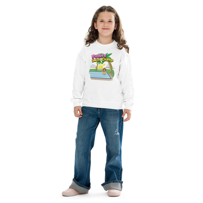 Crewneck Sweatshirt - Future Swim Champ - Youth