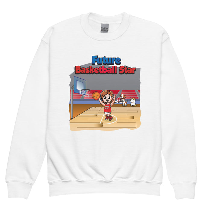 Crewneck Sweatshirt - Future Basketball Star - Youth